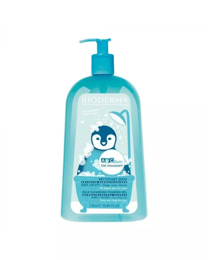 Bioderma ABCDerm Mild Cleansing Foaming Gel For Babies & Children 1 L bioderma