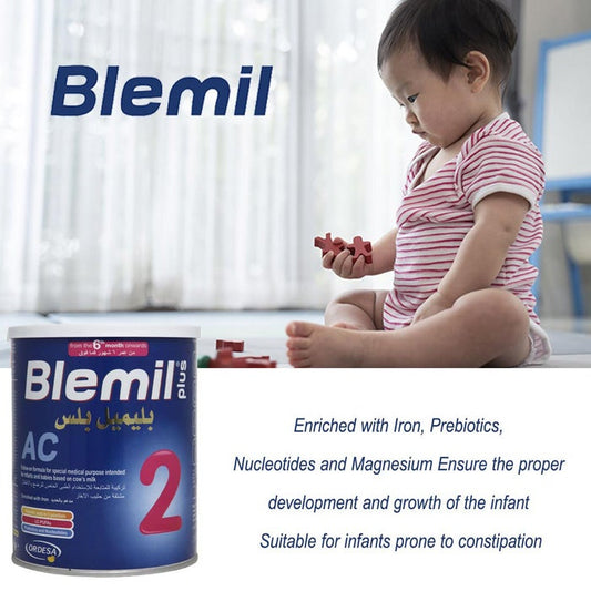 Blemil Plus Stage 2 AC Anti Constipation Infant Formula Milk For 6 To 12 Months Baby 400g Blemil