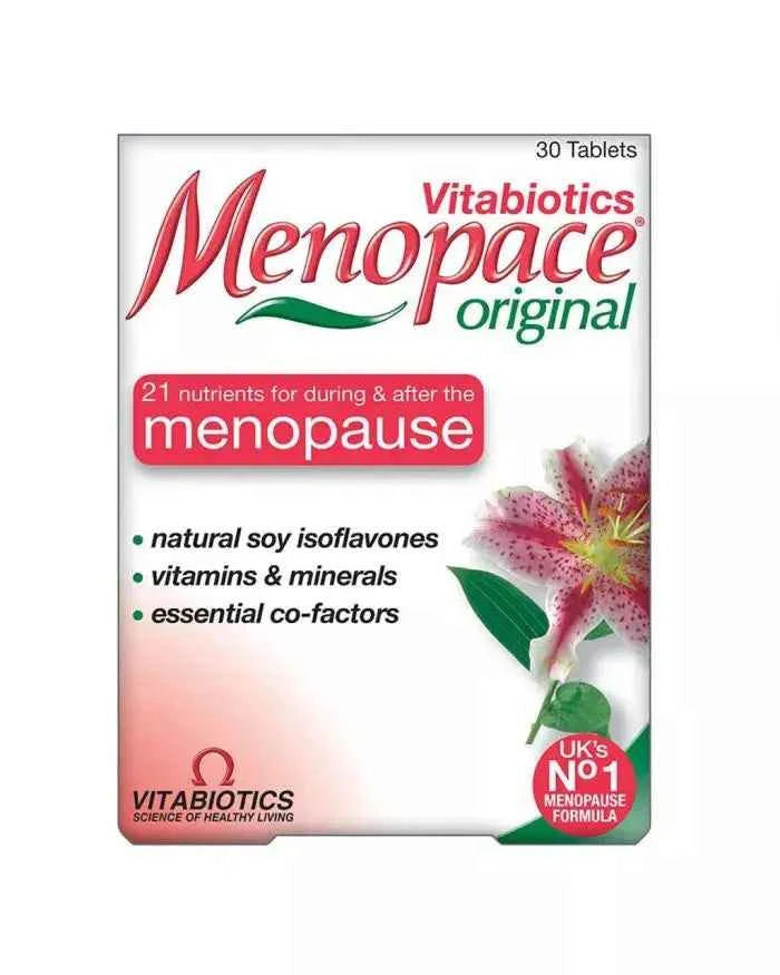 Vitabiotics Menopace Original During & After Menopause Support Tablets, Pack of 30's
