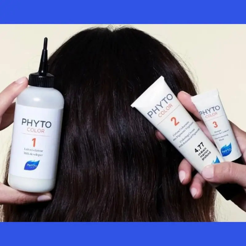 Phyto Phytocolor 1 Black Permanent Hair Color Kit Phyto