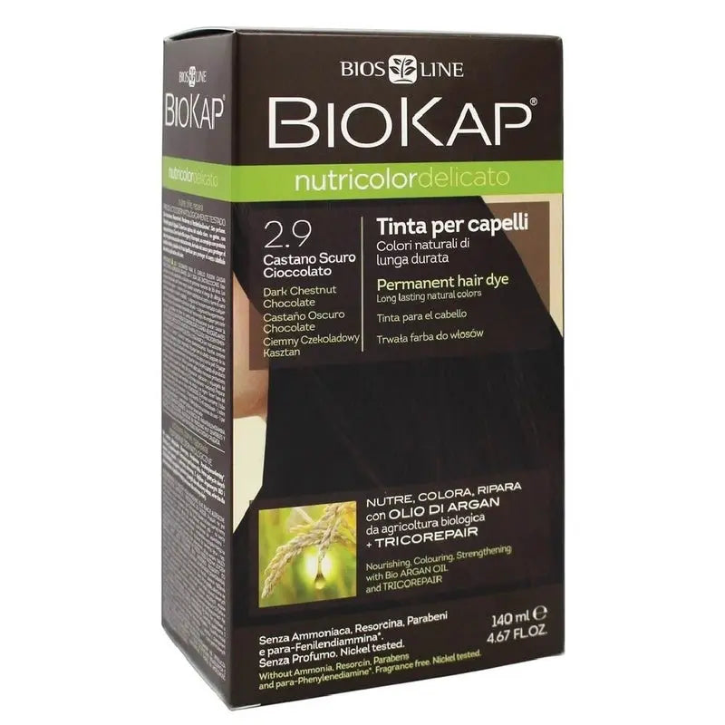 Biokap Nutricolor Delicato 2.9 Dark Chestnut Chocolate 140 mL Biokap