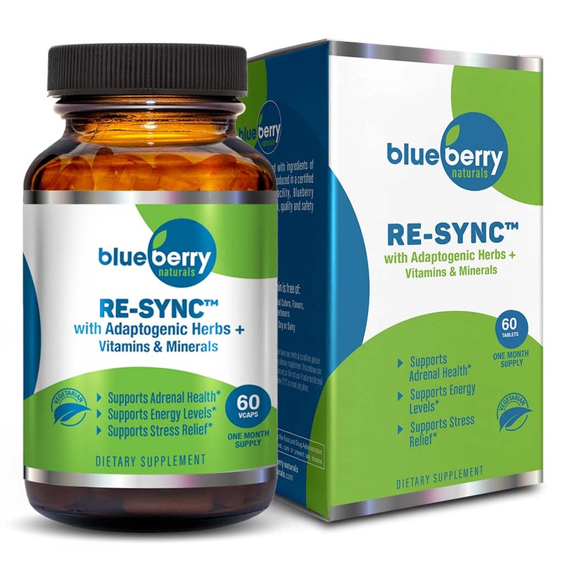 Blueberry Naturals Re-Sync Vegetarian Capsules 60's B0326