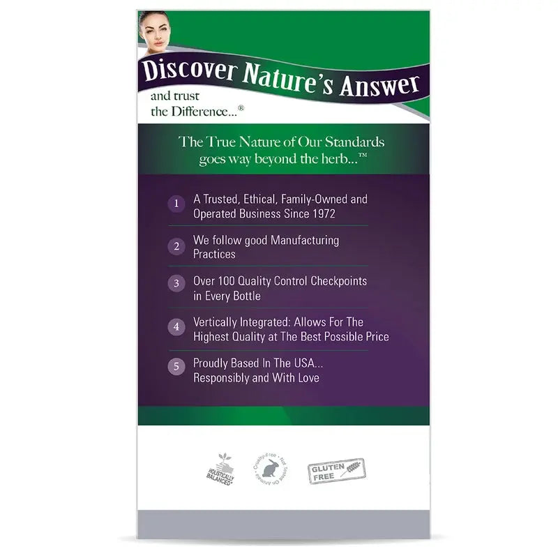 Nature's Answer DermaBrite With Glutathione Vegetarian Capsules For Skin Brightening, Pack of 60's Nature's Answer