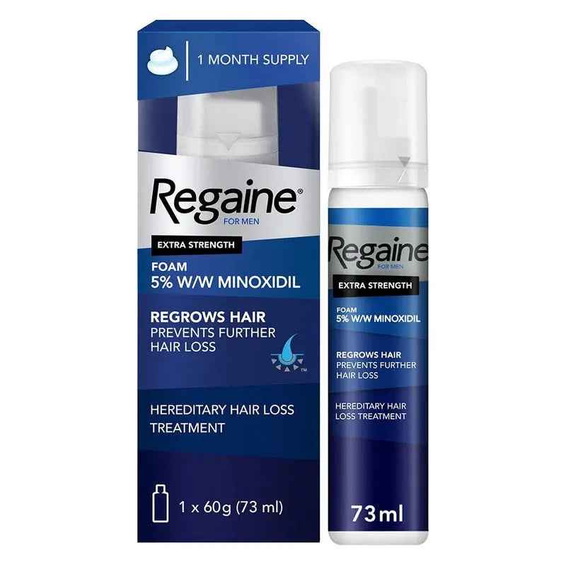 Regaine For Men 5% Extra Strength Minoxidil Topical Foam 73ml