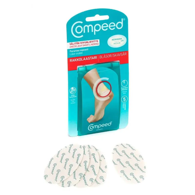 Compeed Hydrocolloid Blister Plasters Medium 5's Compeed