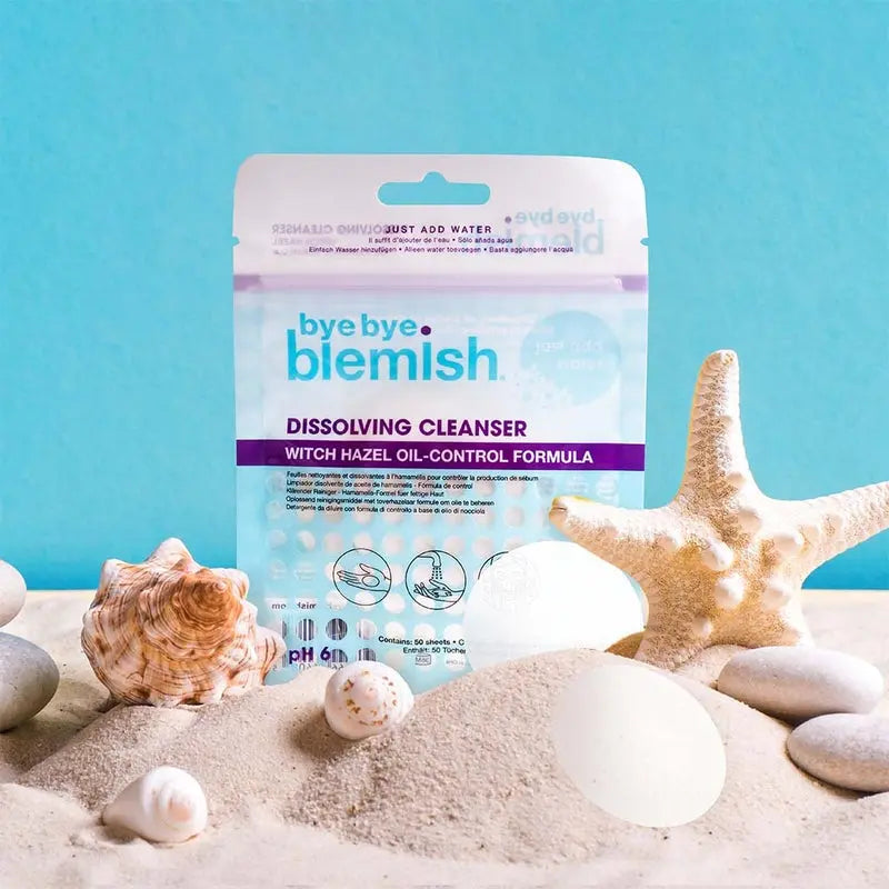 Bye Bye Blemish Dissolving Cleanser Sheets 50's Bye Bye Blemish