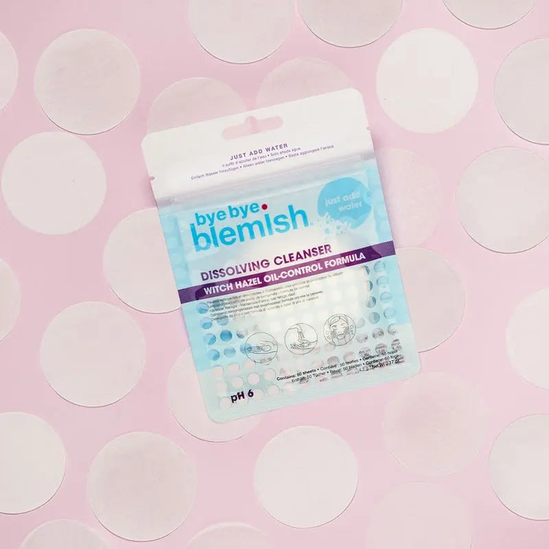 Bye Bye Blemish Dissolving Cleanser Sheets 50's Bye Bye Blemish