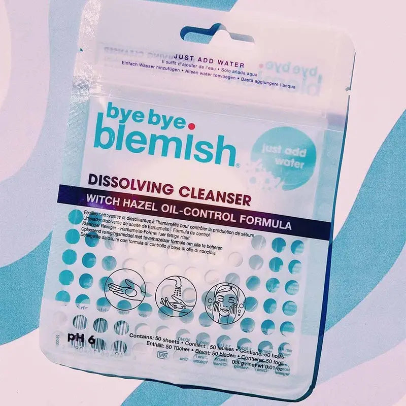 Bye Bye Blemish Dissolving Cleanser Sheets 50's Bye Bye Blemish