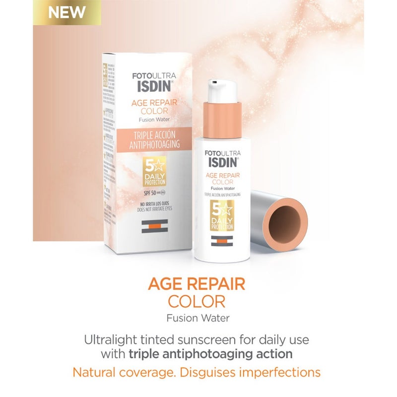Isdin Foto Ultra Age Repair Color SPF50 Fusion Water 50 mL