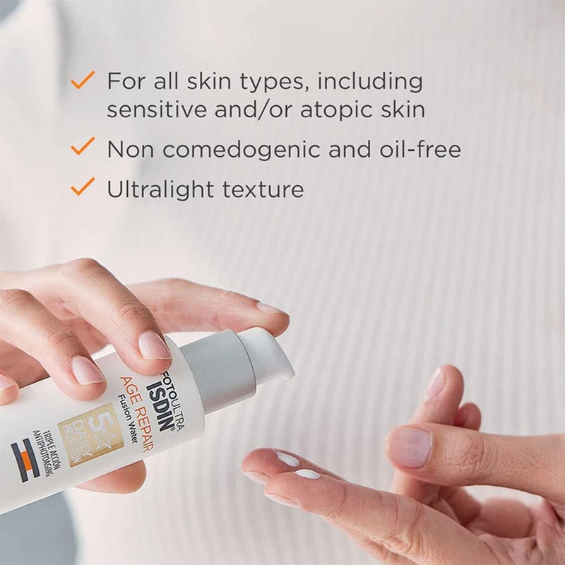 Isdin Foto Ultra Age Repair Color SPF50 Fusion Water 50 mL