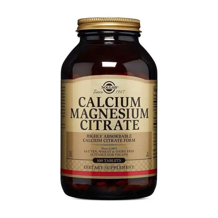 Solgar Calcium Magnesium Citrate Tablet 100's Solgar