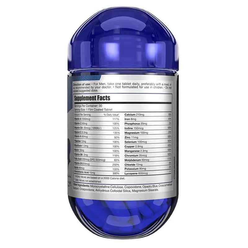 Eva pharma limitless man max multivitamin & minerals for men – 30 tablets