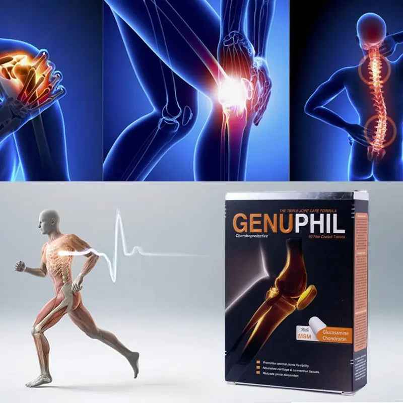 Eva pharma genuphil tablets for healthy joints, pack of 60's