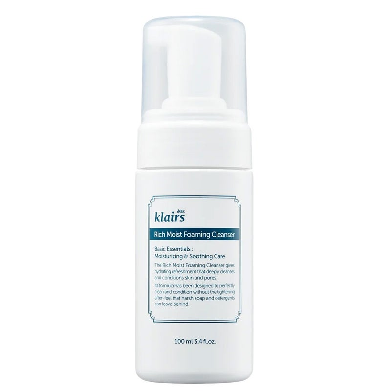 Dear Klairs Rich Moist Moisturizing and Soothing Foaming Facial Cleanser 100ml Dear Klairs