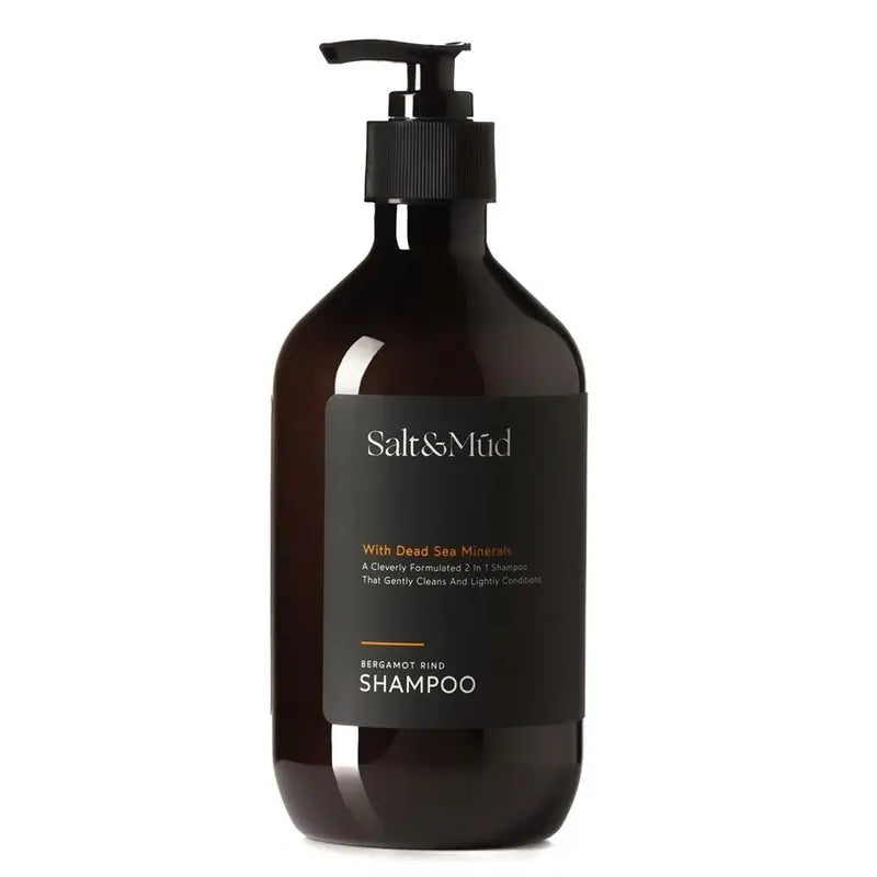 Salt And Mud Hair Shampoo With Dead Sea Minerals & Bergamot Rind 500ml Salt And Mud