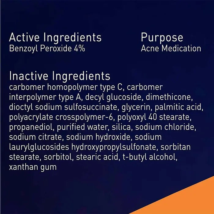PanOxyl Acne Creamy Face & Body Wash With 4% Benzoyl Peroxide 170g Panoxyl
