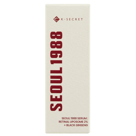 K-Secret Seoul 1988 With Retinal Liposome 2% + Black Ginseng Anti Aging Face Serum 30ml K-Secret