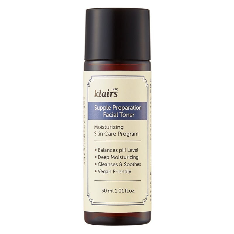 Dear Klairs Supple Preparation Moisturizing Facial Toner 30ml, Pack of 1 Dear Klairs
