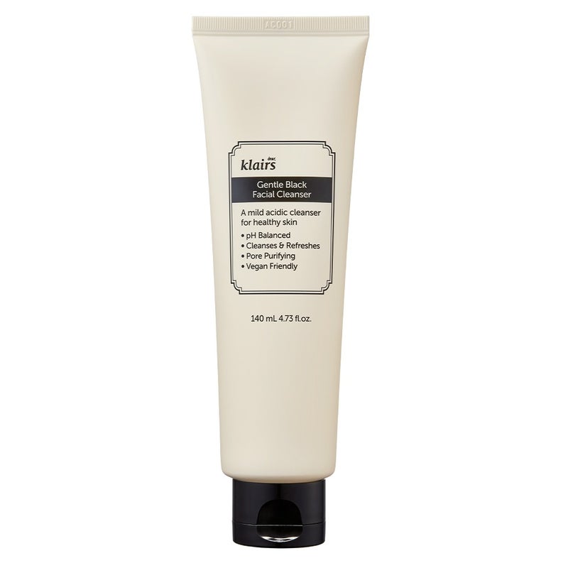Dear Klairs Gentle Black Foaming Facial Cleanser 140 ml