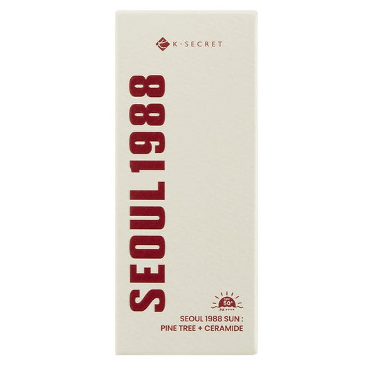 K-Secret Seoul 1988 With Pine Tree + Ceramide SPF50+ & PA++++ Sunscreen 50ml K-Secret