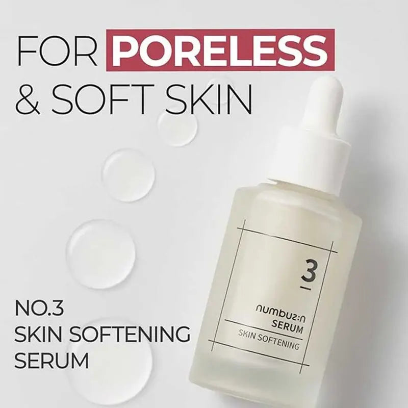 Numbuzin No 3 Skin Softening Face Serum 50ml Numbuzin