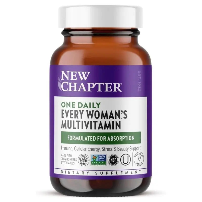 New Chapter Every Woman's One Daily Multivitamin Tablets, Pack of 72's New Chapter