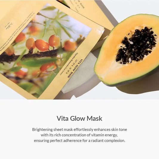 Dr. Althea Vita Glow Face Sheet Mask For Dull & Uneven Skin Tone, Pack of 5’s Dr. Althea
