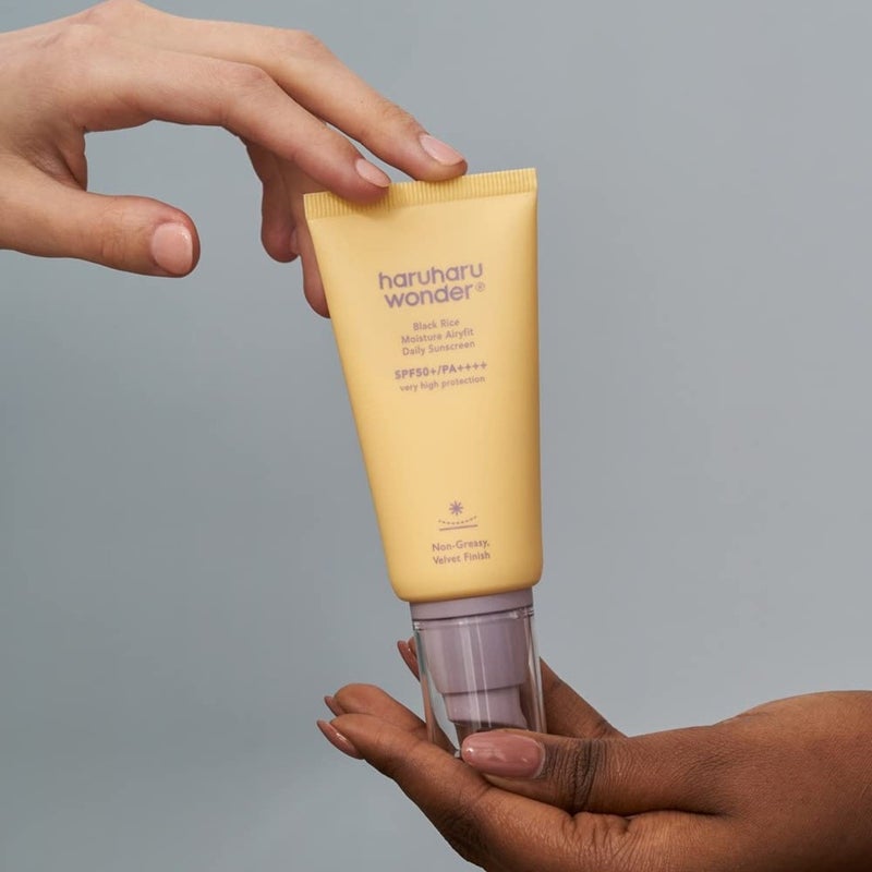 Haruharu Wonder Black Rice Moisture Airyfit Daily Sunscreen With SPF50+ & PA ++++ 50ml Haruharu Wonder