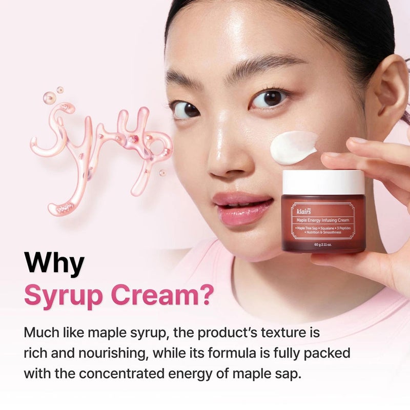 Dear Klairs Maple Energy Infusing Face Cream 60g Dear Klairs