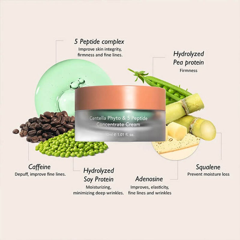 Haruharu Wonder Centella Phyto & 5 Peptide Concentrate Cream 30ml Haruharu Wonder