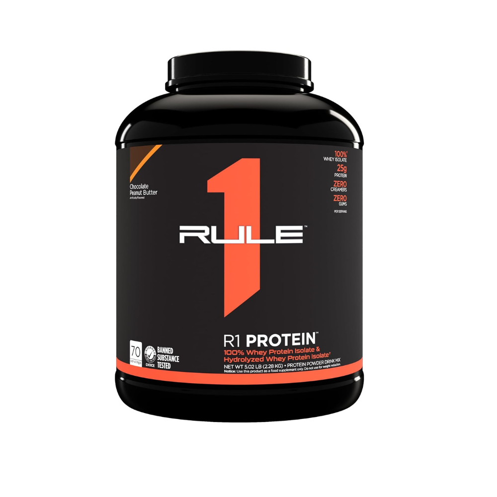 RULE 1 Protein Chocolate Peanut Butter 5.02 Lb - 70 Servings RULE 1