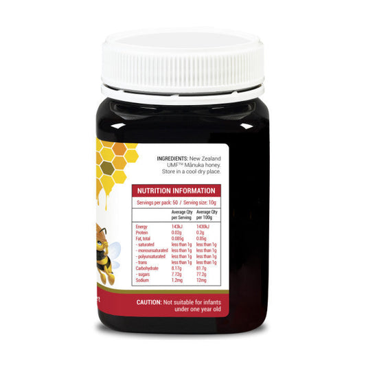 NZ Health Manuka Honey for Kids - UMF 8+ & MGO 180+ Natural Sugar Alternative No Additives or Colors - 500g NZ Health