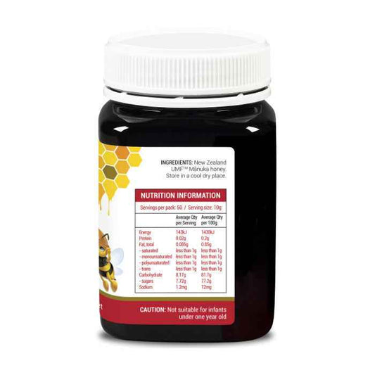 NZ Health Manuka Honey for Kids - UMF 8+ & MGO 180+ Natural Sugar Alternative No Additives or Colors - 500g