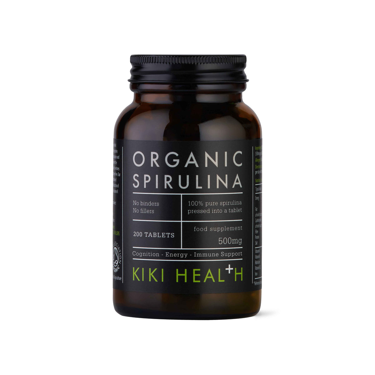 KIKI Health Organic Spirulina - 200 Tablets KIKI Health
