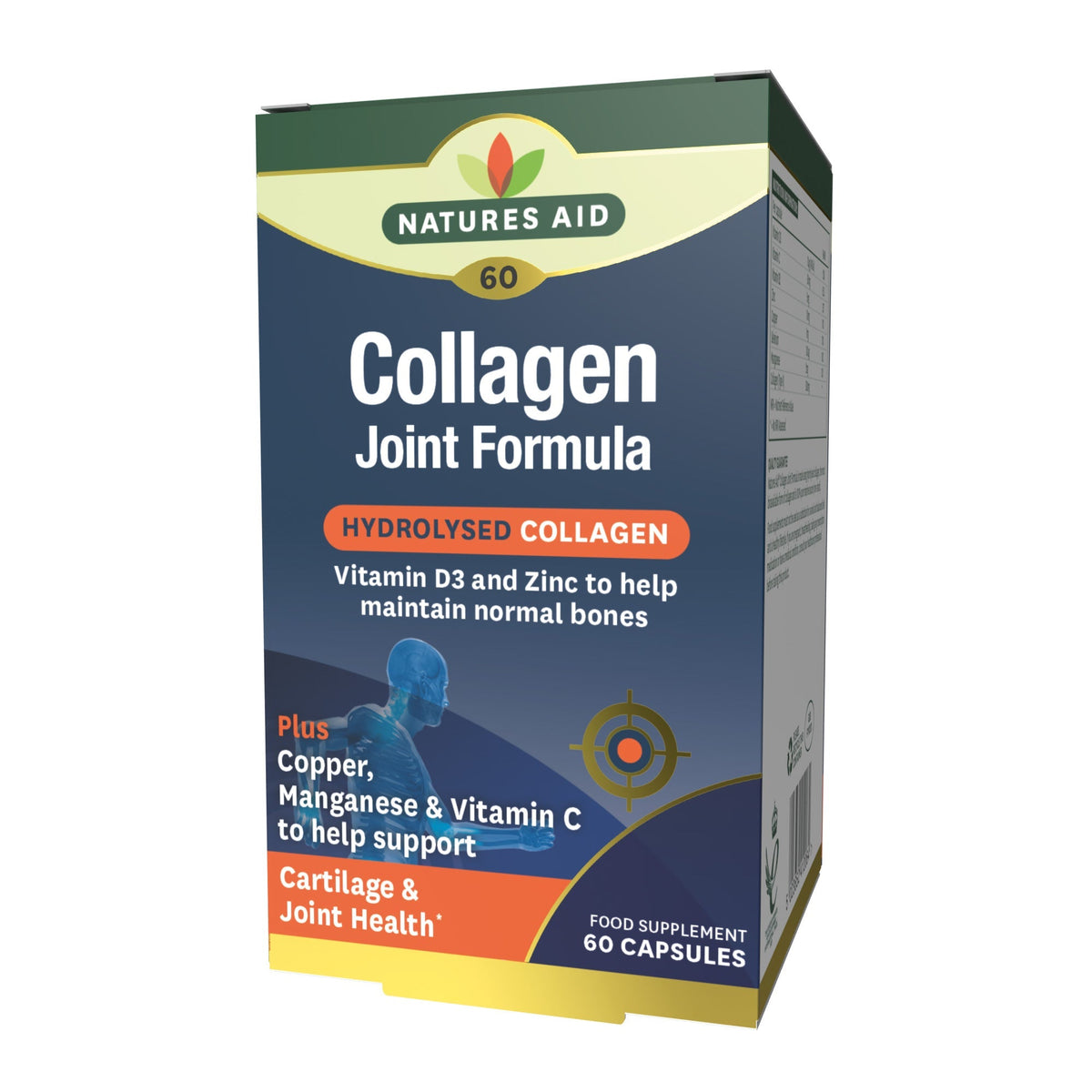 Natures Aid Collagen Joint Formula 60's Capsules Natures Aid