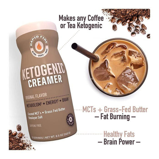 Rapidfire Ketogenic Creamer 20 Serving 240 g Rapidfire