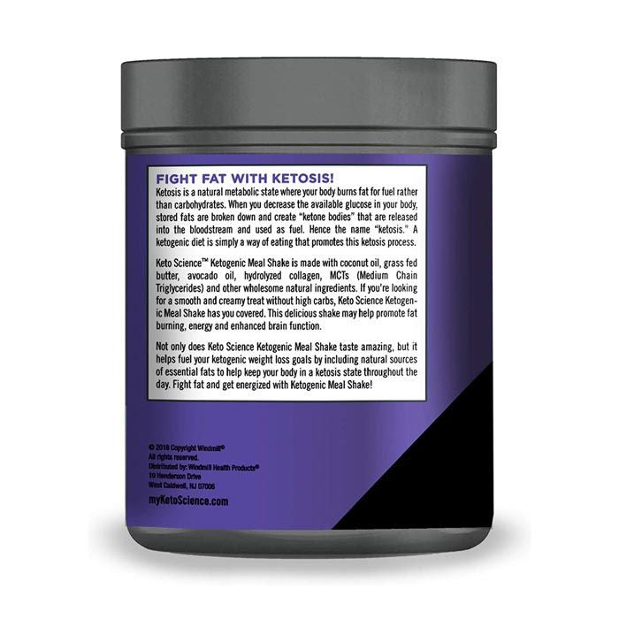 Ketoscience Ketogenic Meal Shake Natural Vanilla 14 Servings 532g