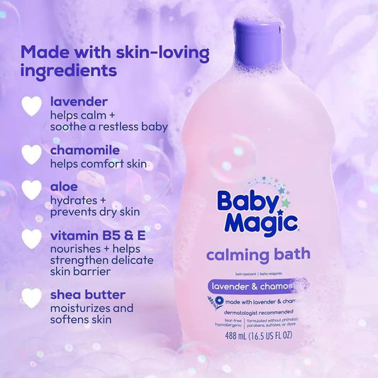Baby Magic Lavender & Chamomile Calming Bath - 488ml Baby Magic