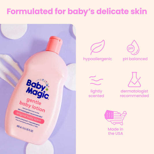 Baby Magic Gentle Baby Lotion Original Scent - 488ml Baby Magic