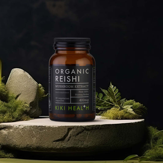 KIKI Health Organic Reishi Mushroom Extract - 60 Capsules KIKI Health