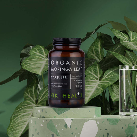 KIKI Health Organic Moringa Leaf 500mg - 120 Capsules KIKI Health