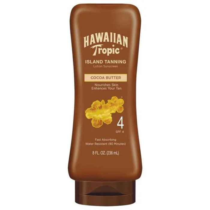 Hawaiian Tropic Island Tanning Cocoa Butter Lotion (SPF4) 236ml