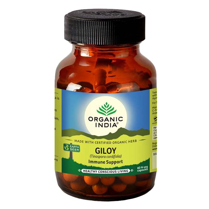 Organic India Giloy (Tinospora Cordifolia) - 90 Capsules Organic India