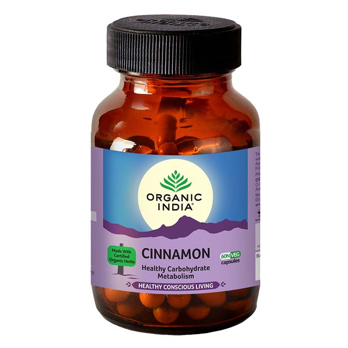 Organic India Cinnamon - 90 Capsules
