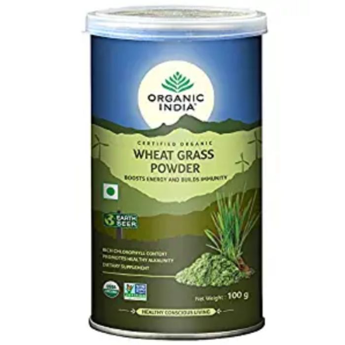 Organic India Wheat Grass Powder - 100g Organic India