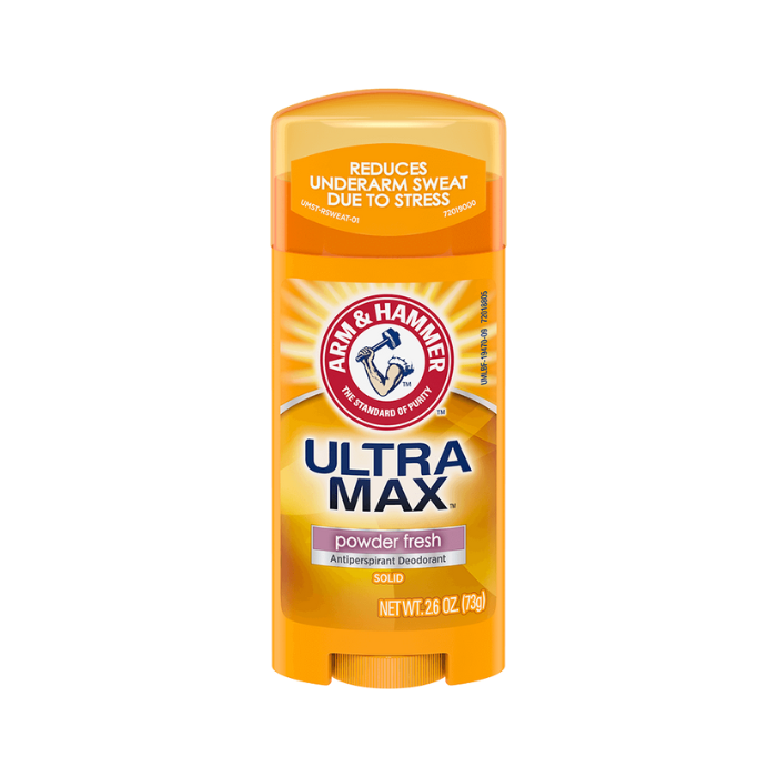 Arm And Hammer Ultra Max Deodorant Stick Powder Fresh 73g Arm And Hammer