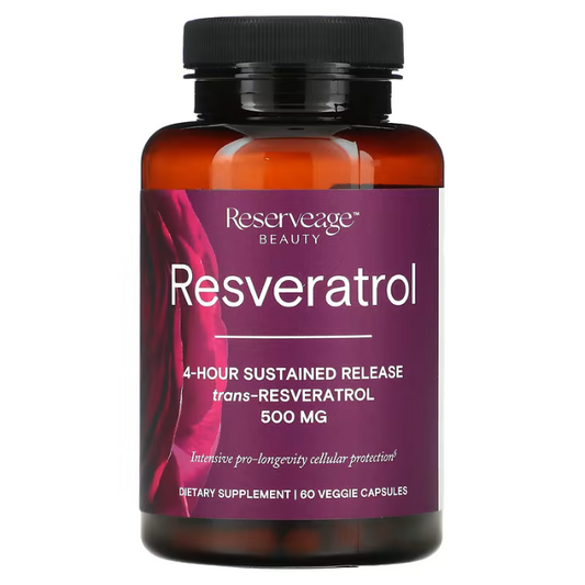 Reserveage Resveratrol 500mg Sustained Release V-Capsules 30s Reserveage
