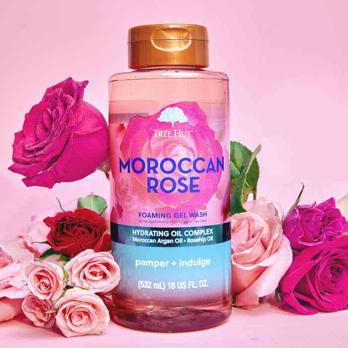 Tree Hut Moroccan Rose Foaming Gel Wash - 532ml