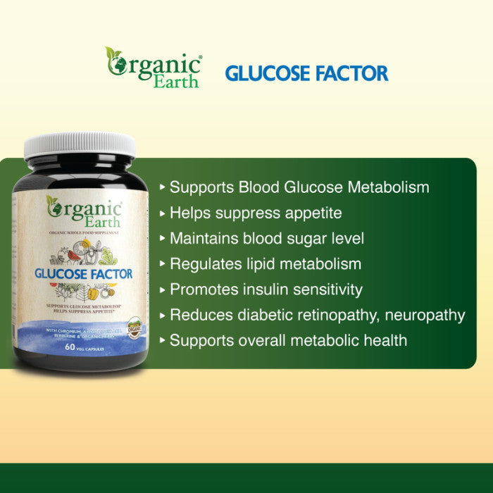 Organic Earth Glucose Factor V-Capsules 60s