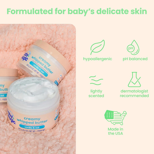 Baby Magic Vanilla Oat Creamy Whipped Butter - 240g Baby Magic
